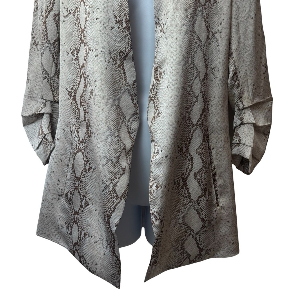 NEW Bishop + Young Satin Iconic Python Print Ligh… - image 4